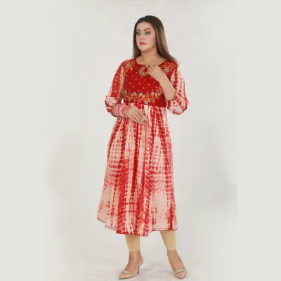 Batic Printed Cotton Rupkotha Gawn