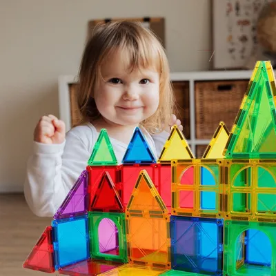 Kid Educational Track Building Magnetic Tiles Blocks 69 PCS