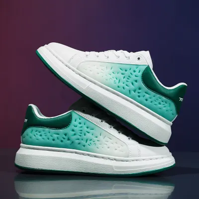 White/green