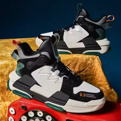 White/Black/Green