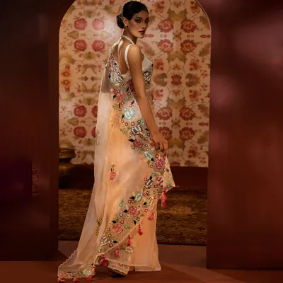 NOOR | Saree | Powder Blue