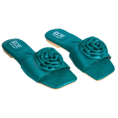 Stella Rosa Flat Sandal-Green