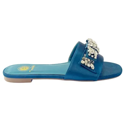 VIOLA SATIN FLAT-TEAL