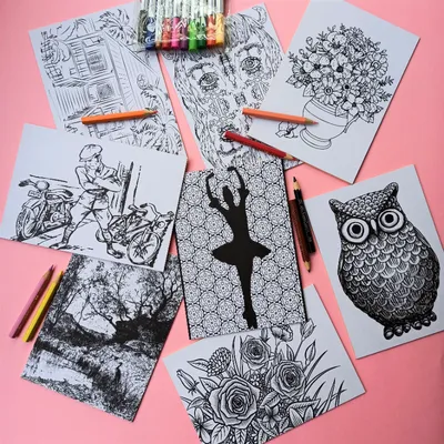 Coloring Plates Abstract (15 Plates)