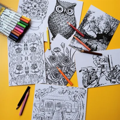 Coloring Plates Abstract (15 Plates)