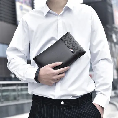 Business Style Large Capacity Premium Clutch Bag 