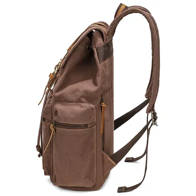 High End Retro Canvas Backpack