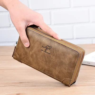 Premium Leather Luxury Clutch with Hand Loop – Metropolis