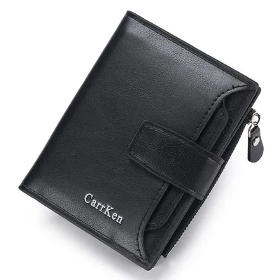 Premium Leather Men’s Short Wallet