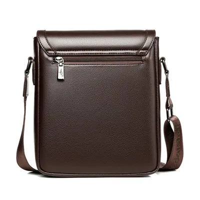 Premium Leather Men’s Crossbody Shoulder Messenger Bag – Stylish & Functional