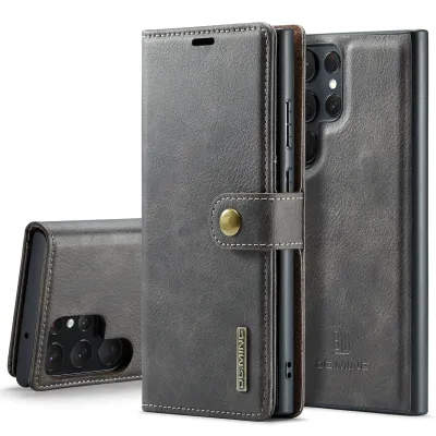 Samsung S25 Ultra ALL Ultra Model Flip Magnet Leather Phone Case Wallet Protective Cover 2 in 1