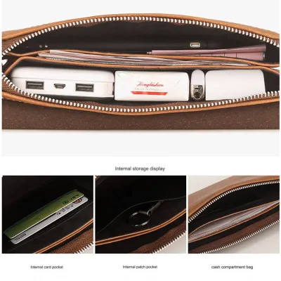 Capacious Business Clutch Bag