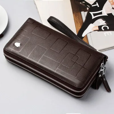 Premium Leather Business Clutch Bag with Spacious Interior