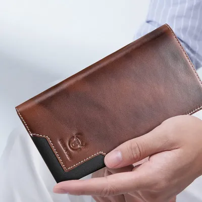 Bull Captain Genuine Leather Long Wallet – Sleek, Spacious & Durable