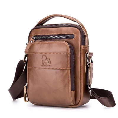 Cowhide Genuine Leather Shoulder Crossbody Bag