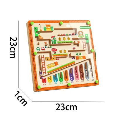 Children's magnetic maze Board