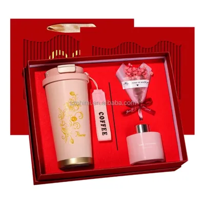 Wrapped Floral & Humidifier  & Coffee Mug Set for Corporate