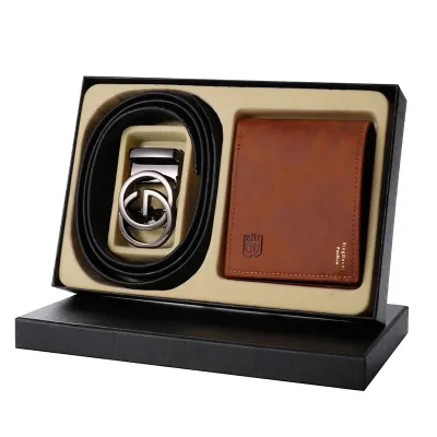 Executive Business Essentials: Belt & Wallet Combo