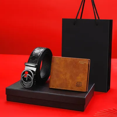 Executive Business Essentials: Belt & Wallet Combo
