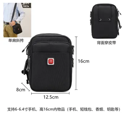 Multi-Pocket Travel Waterproof Sling Bag