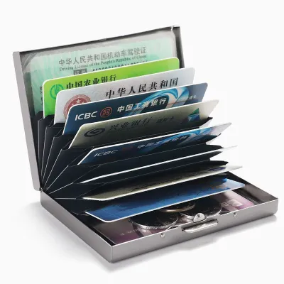 Stainless Steel Card Holder Wallet