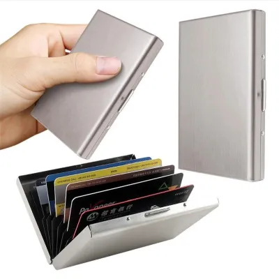 Stainless Steel Card Holder Wallet