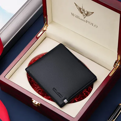  Genuine Leather Casual Styles Men’s Wallet