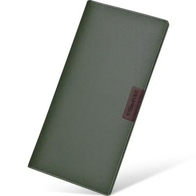 Genuine Leather Long Wallet for Men