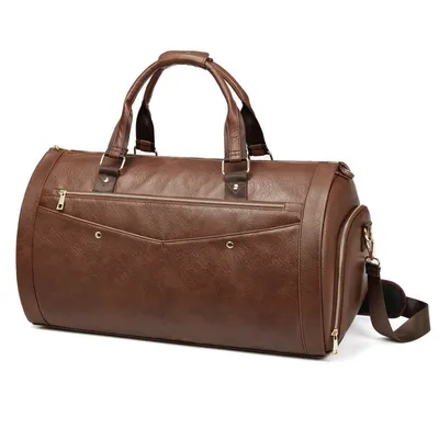 Men’s PU Leather Suit Bag