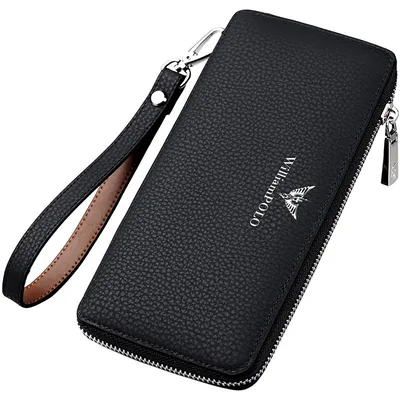 Men’s Cowhide Phone & Wallet Bag