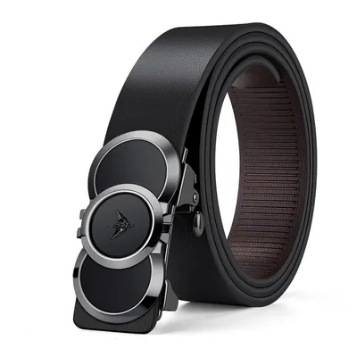 Men’s Pure Cowhide Auto Buckle Belt