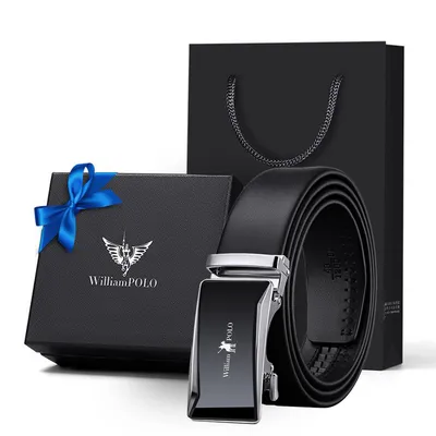 High-End Genuine Leather Business Belt for Men
