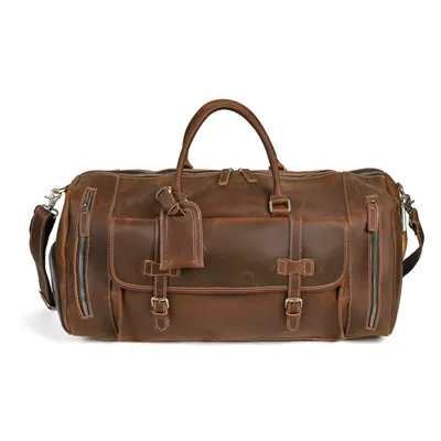 Men’s Cowhide Leather Travel Bag