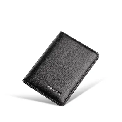 Leather Card Holder – Men's & Women's Business Wallet 
