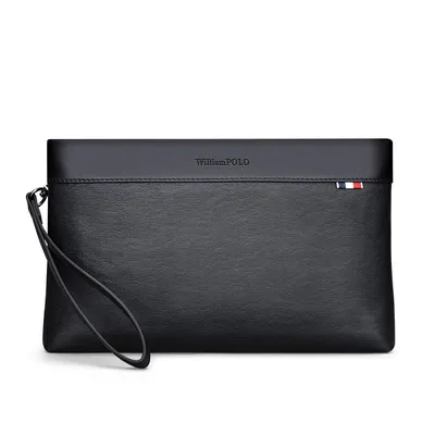 Classic Men’s Leather Envelope Clutch 
