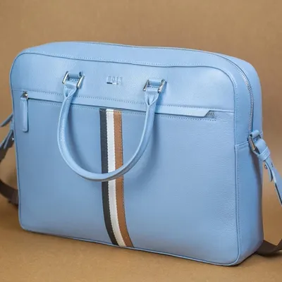 HUGO BOSS LAPTOP BAG -Sky Blue