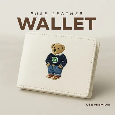 Ral'ph La'uren Bear Wallet -White