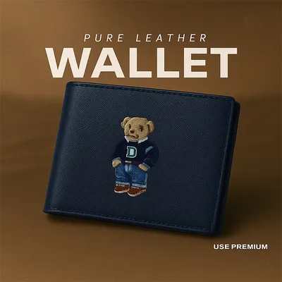 Polo Ra'lph Lau'ren Bear Wallet -Blue