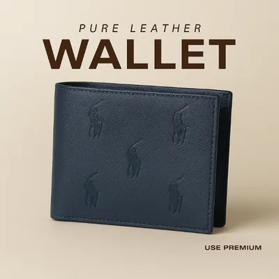 Ral'ph La'uren Premium Wallet -Black
