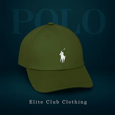Men's Polo Cap (S6) -Olive