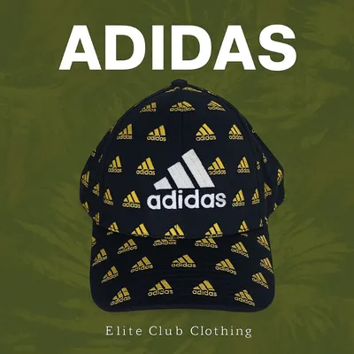 Men's Adidas Printed Cap (S21)-Black
