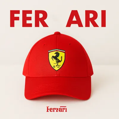 Men's Premium Ferr'ari Cap -Red