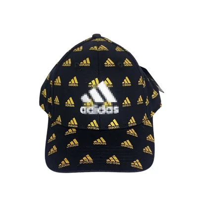 Men's Adidas Printed Cap (S21)-Black
