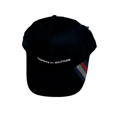 Men's T o m m y H i l f i g e r Cap (S-3) -Black