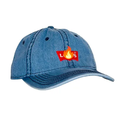 Men's L e v is Denim Cap (S-1)-Light Blue	