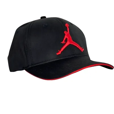 Men's Jordan Cap (S-6)-Black 