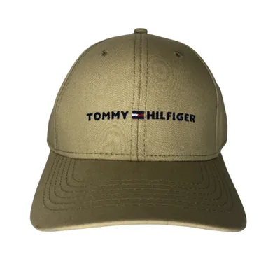 Men's T o m m y H i l f i g e r Cap (S-5)-Beige	
