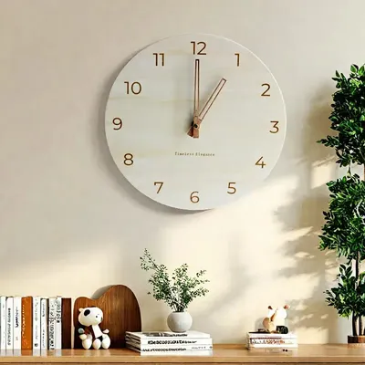 Classic Wood Wall Clock 