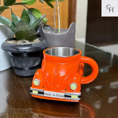 Volkswagen-Shaped Coffee Mug