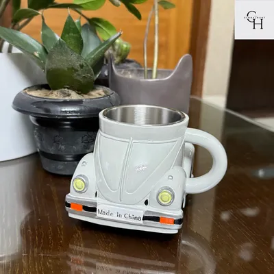 Volkswagen-Shaped Coffee Mug